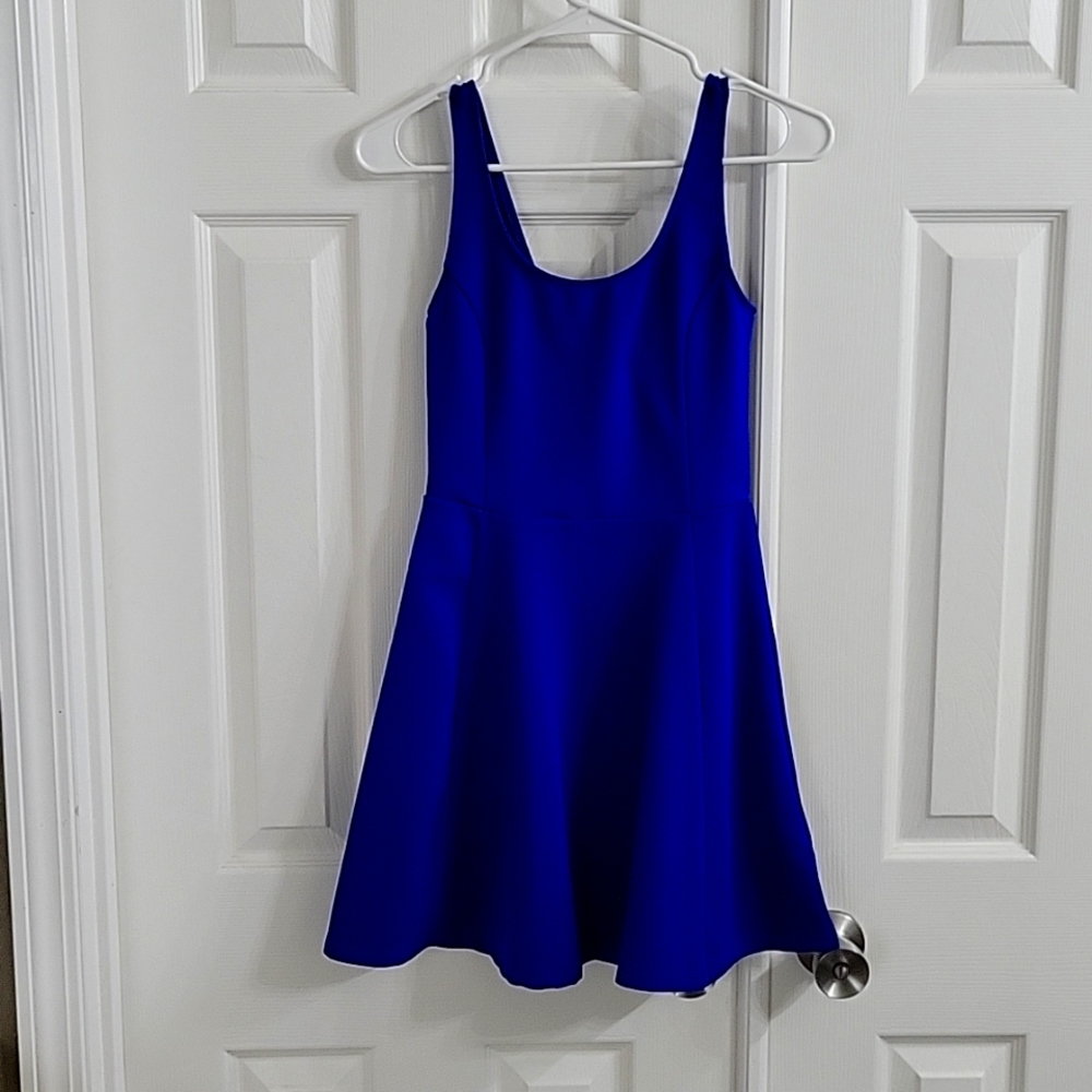 Royal blue summer dress
